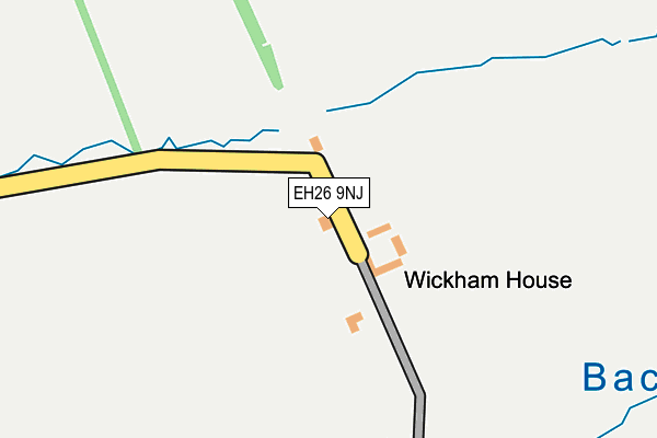 EH26 9NJ map - OS OpenMap – Local (Ordnance Survey) EH26 9NJ map - OS OpenMap – Local (Ordnance Survey)