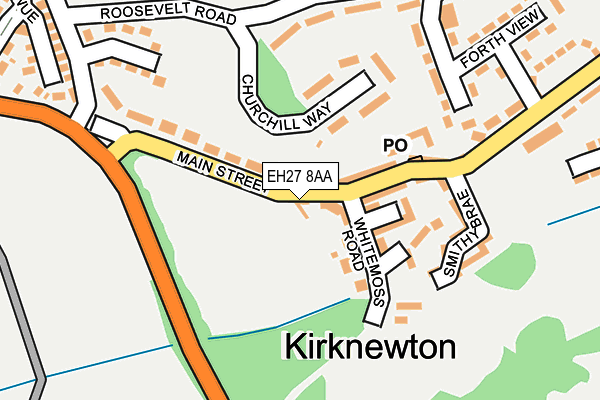 EH27 8AA map - OS OpenMap – Local (Ordnance Survey) EH27 8AA map - OS OpenMap – Local (Ordnance Survey)