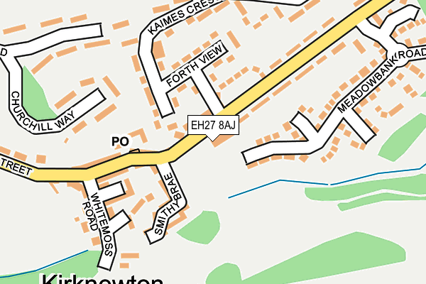 EH27 8AJ map - OS OpenMap – Local (Ordnance Survey) EH27 8AJ map - OS OpenMap – Local (Ordnance Survey)