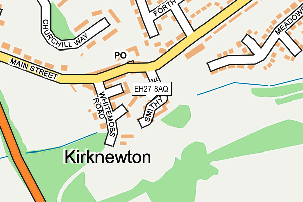 EH27 8AQ map - OS OpenMap – Local (Ordnance Survey) EH27 8AQ map - OS OpenMap – Local (Ordnance Survey)