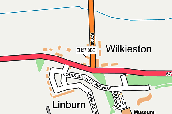 EH27 8BE map - OS OpenMap – Local (Ordnance Survey) EH27 8BE map - OS OpenMap – Local (Ordnance Survey)