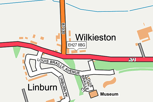 EH27 8BG map - OS OpenMap – Local (Ordnance Survey) EH27 8BG map - OS OpenMap – Local (Ordnance Survey)