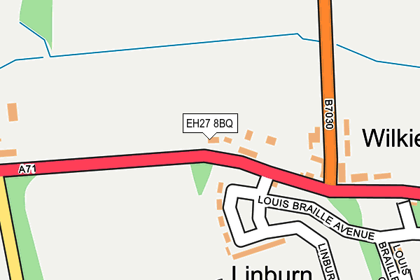 EH27 8BQ map - OS OpenMap – Local (Ordnance Survey) EH27 8BQ map - OS OpenMap – Local (Ordnance Survey)