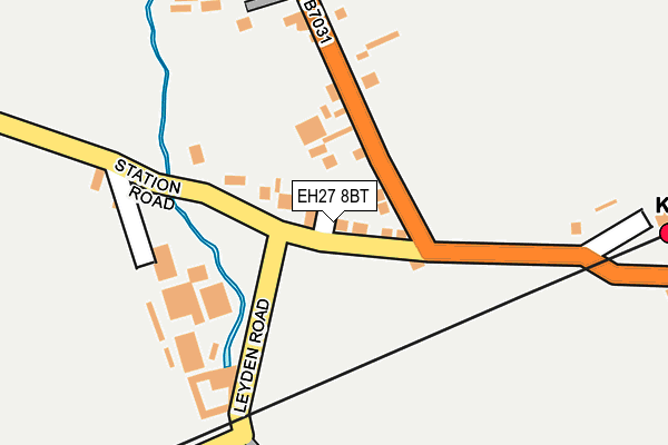 EH27 8BT map - OS OpenMap – Local (Ordnance Survey) EH27 8BT map - OS OpenMap – Local (Ordnance Survey)
