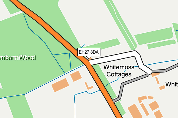 EH27 8DA map - OS OpenMap – Local (Ordnance Survey) EH27 8DA map - OS OpenMap – Local (Ordnance Survey)