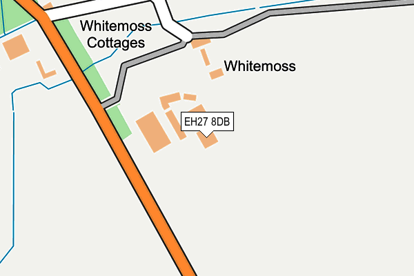 EH27 8DB map - OS OpenMap – Local (Ordnance Survey) EH27 8DB map - OS OpenMap – Local (Ordnance Survey)