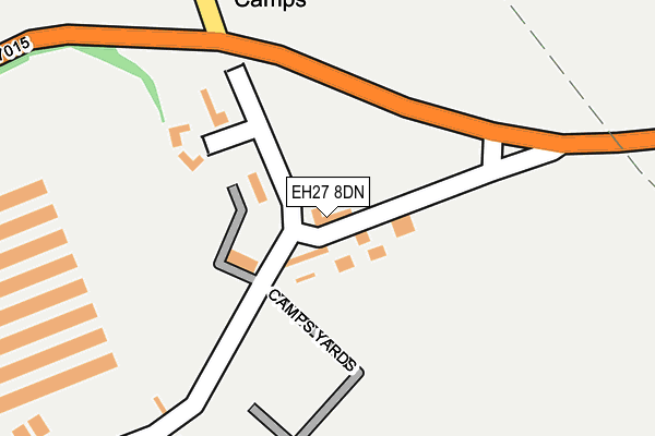 EH27 8DN map - OS OpenMap – Local (Ordnance Survey) EH27 8DN map - OS OpenMap – Local (Ordnance Survey)