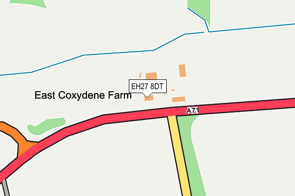 EH27 8DT map - OS OpenMap – Local (Ordnance Survey) EH27 8DT map - OS OpenMap – Local (Ordnance Survey)