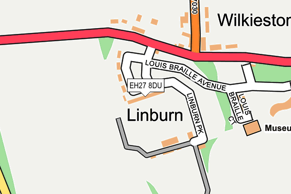 EH27 8DU map - OS OpenMap – Local (Ordnance Survey) EH27 8DU map - OS OpenMap – Local (Ordnance Survey)