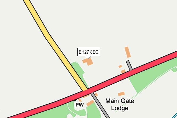 EH27 8EG map - OS OpenMap – Local (Ordnance Survey) EH27 8EG map - OS OpenMap – Local (Ordnance Survey)