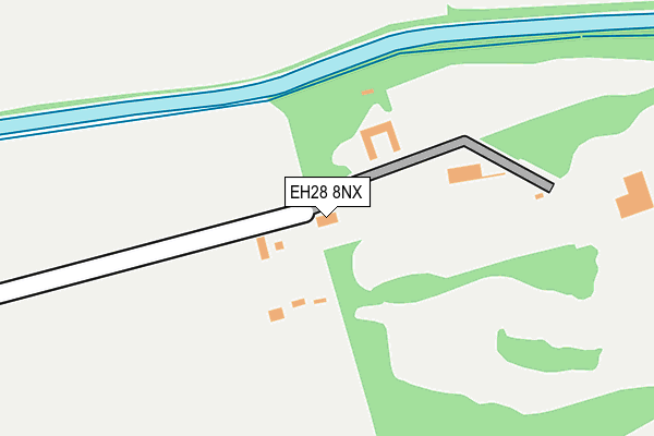 EH28 8NX map - OS OpenMap – Local (Ordnance Survey) EH28 8NX map - OS OpenMap – Local (Ordnance Survey)