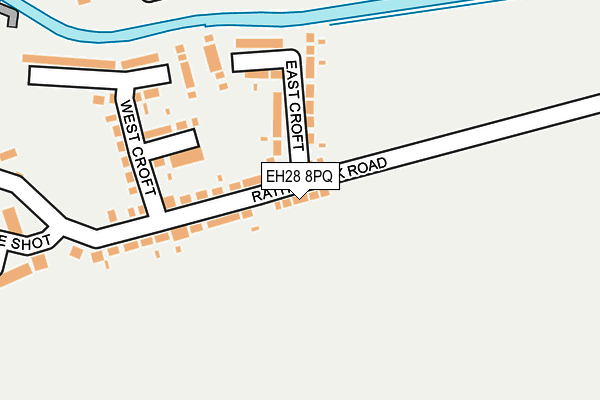 EH28 8PQ map - OS OpenMap – Local (Ordnance Survey) EH28 8PQ map - OS OpenMap – Local (Ordnance Survey)