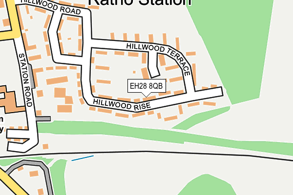 EH28 8QB map - OS OpenMap – Local (Ordnance Survey) EH28 8QB map - OS OpenMap – Local (Ordnance Survey)