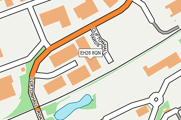 EH28 8QN map - OS OpenMap – Local (Ordnance Survey)