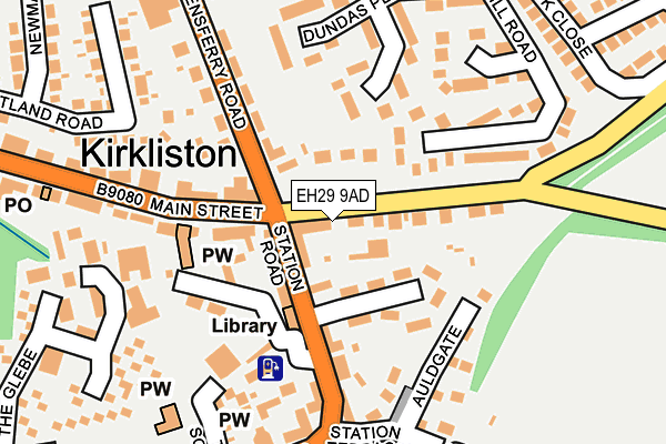 EH29 9AD map - OS OpenMap – Local (Ordnance Survey) EH29 9AD map - OS OpenMap – Local (Ordnance Survey)