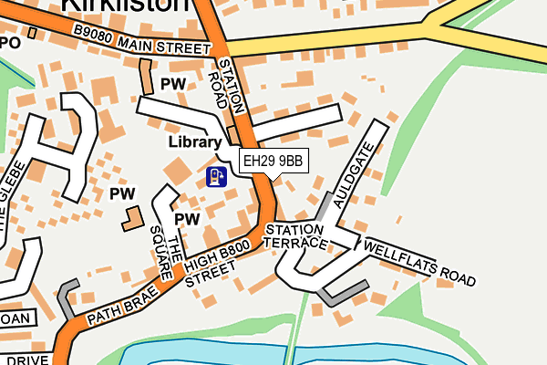 EH29 9BB map - OS OpenMap – Local (Ordnance Survey) EH29 9BB map - OS OpenMap – Local (Ordnance Survey)