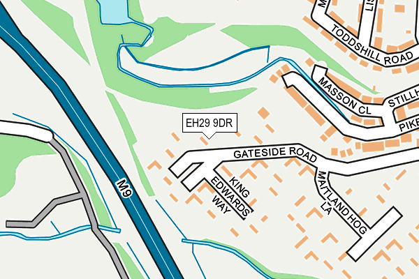 EH29 9DR map - OS OpenMap – Local (Ordnance Survey) EH29 9DR map - OS OpenMap – Local (Ordnance Survey)
