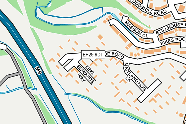 EH29 9DT map - OS OpenMap – Local (Ordnance Survey) EH29 9DT map - OS OpenMap – Local (Ordnance Survey)