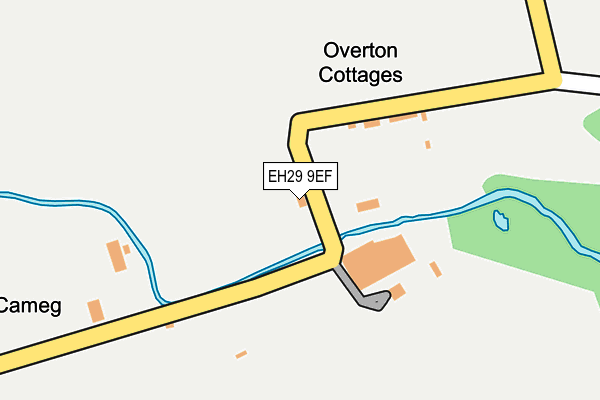 EH29 9EF map - OS OpenMap – Local (Ordnance Survey) EH29 9EF map - OS OpenMap – Local (Ordnance Survey)