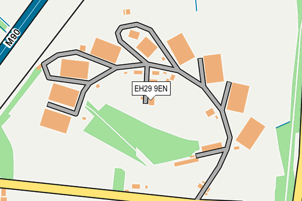 EH29 9EN map - OS OpenMap – Local (Ordnance Survey) EH29 9EN map - OS OpenMap – Local (Ordnance Survey)
