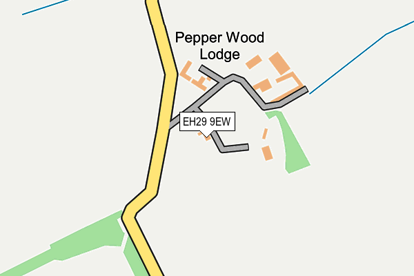 EH29 9EW map - OS OpenMap – Local (Ordnance Survey) EH29 9EW map - OS OpenMap – Local (Ordnance Survey)