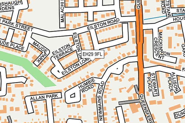 EH29 9FL map - OS OpenMap – Local (Ordnance Survey) EH29 9FL map - OS OpenMap – Local (Ordnance Survey)