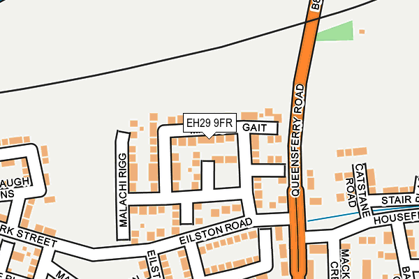 EH29 9FR map - OS OpenMap – Local (Ordnance Survey) EH29 9FR map - OS OpenMap – Local (Ordnance Survey)