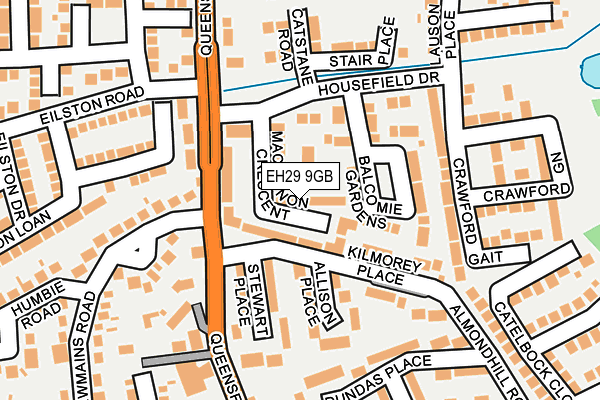 EH29 9GB map - OS OpenMap – Local (Ordnance Survey) EH29 9GB map - OS OpenMap – Local (Ordnance Survey)
