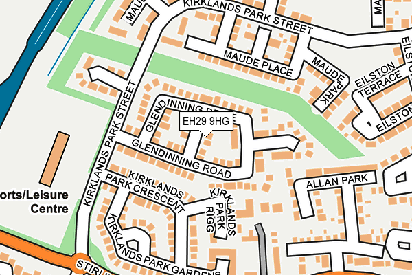 EH29 9HG map - OS OpenMap – Local (Ordnance Survey) EH29 9HG map - OS OpenMap – Local (Ordnance Survey)