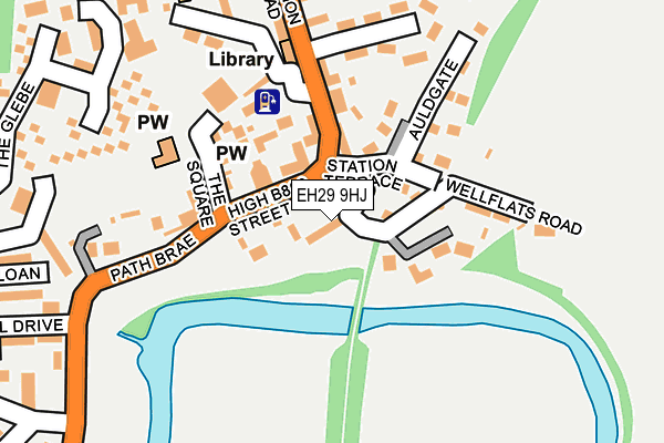 EH29 9HJ map - OS OpenMap – Local (Ordnance Survey) EH29 9HJ map - OS OpenMap – Local (Ordnance Survey)