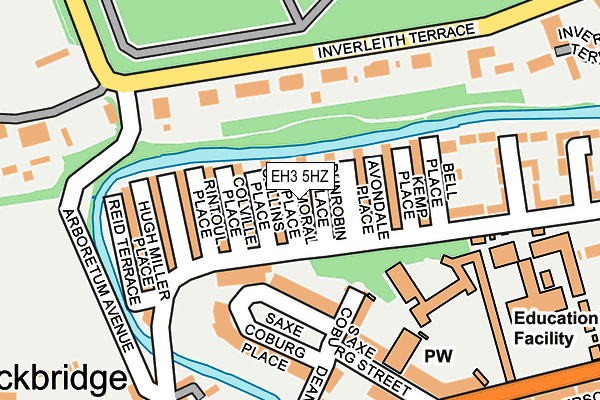EH3 5HZ map - OS OpenMap – Local (Ordnance Survey) EH3 5HZ map - OS OpenMap – Local (Ordnance Survey)