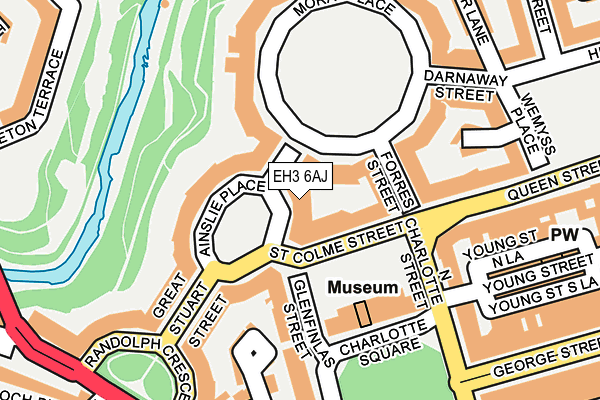 EH3 6AJ map - OS OpenMap – Local (Ordnance Survey) EH3 6AJ map - OS OpenMap – Local (Ordnance Survey)