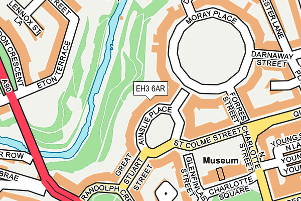 EH3 6AR map - OS OpenMap – Local (Ordnance Survey) EH3 6AR map - OS OpenMap – Local (Ordnance Survey)