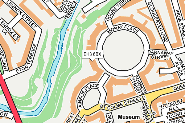 EH3 6BX map - OS OpenMap – Local (Ordnance Survey) EH3 6BX map - OS OpenMap – Local (Ordnance Survey)