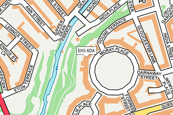 EH3 6DA map - OS OpenMap – Local (Ordnance Survey) EH3 6DA map - OS OpenMap – Local (Ordnance Survey)