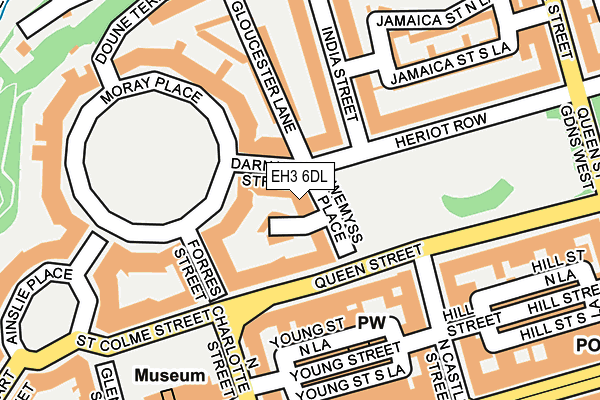 EH3 6DL map - OS OpenMap – Local (Ordnance Survey) EH3 6DL map - OS OpenMap – Local (Ordnance Survey)