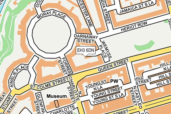 EH3 6DN map - OS OpenMap – Local (Ordnance Survey) EH3 6DN map - OS OpenMap – Local (Ordnance Survey)