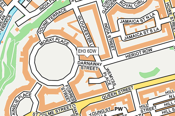 EH3 6DW map - OS OpenMap – Local (Ordnance Survey) EH3 6DW map - OS OpenMap – Local (Ordnance Survey)