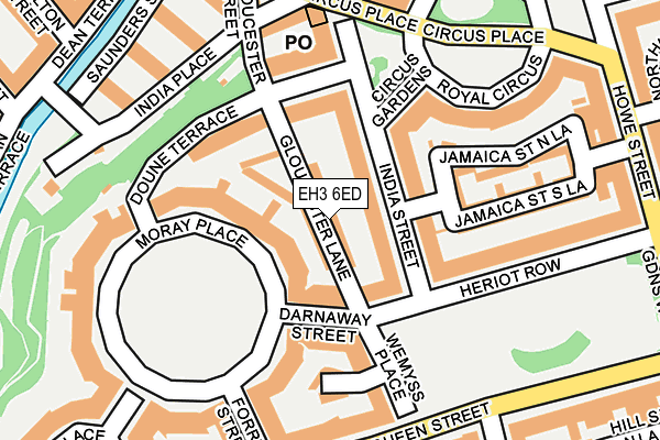 EH3 6ED map - OS OpenMap – Local (Ordnance Survey) EH3 6ED map - OS OpenMap – Local (Ordnance Survey)