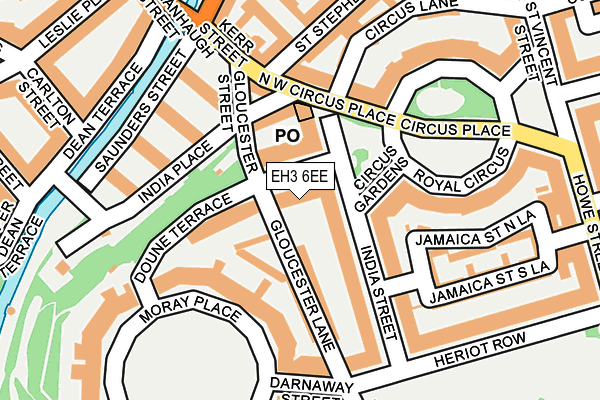 EH3 6EE map - OS OpenMap – Local (Ordnance Survey) EH3 6EE map - OS OpenMap – Local (Ordnance Survey)