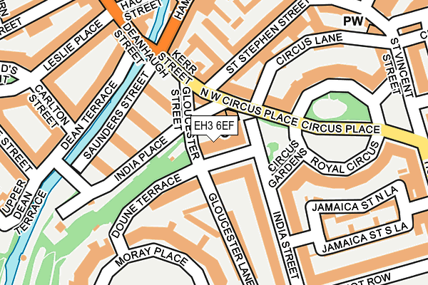 EH3 6EF map - OS OpenMap – Local (Ordnance Survey) EH3 6EF map - OS OpenMap – Local (Ordnance Survey)