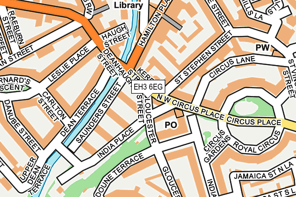 EH3 6EG map - OS OpenMap – Local (Ordnance Survey) EH3 6EG map - OS OpenMap – Local (Ordnance Survey)