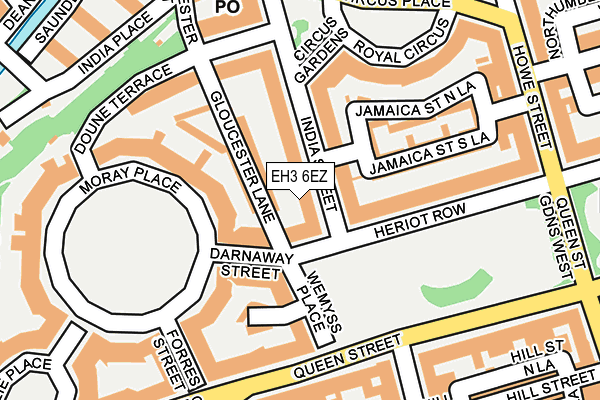 EH3 6EZ map - OS OpenMap – Local (Ordnance Survey) EH3 6EZ map - OS OpenMap – Local (Ordnance Survey)