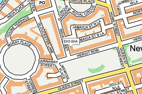 EH3 6HA map - OS OpenMap – Local (Ordnance Survey) EH3 6HA map - OS OpenMap – Local (Ordnance Survey)