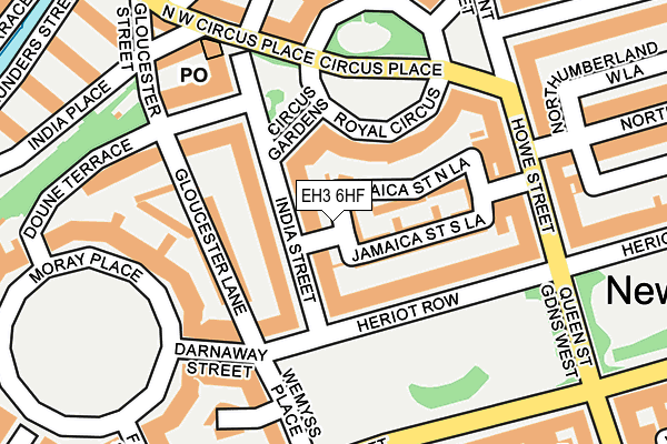 EH3 6HF map - OS OpenMap – Local (Ordnance Survey) EH3 6HF map - OS OpenMap – Local (Ordnance Survey)