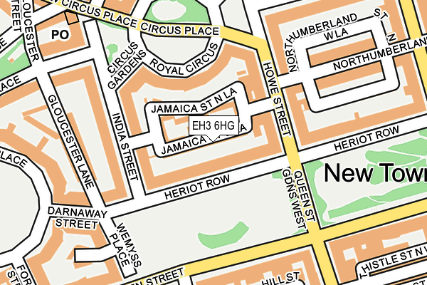 EH3 6HG map - OS OpenMap – Local (Ordnance Survey) EH3 6HG map - OS OpenMap – Local (Ordnance Survey)