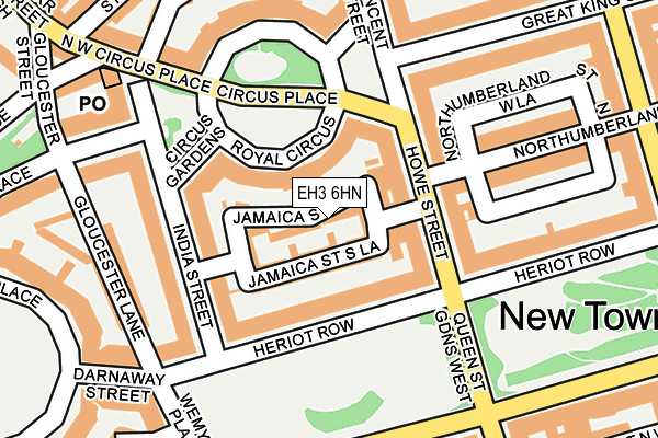 EH3 6HN map - OS OpenMap – Local (Ordnance Survey) EH3 6HN map - OS OpenMap – Local (Ordnance Survey)