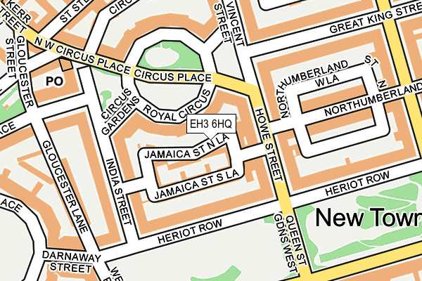 EH3 6HQ map - OS OpenMap – Local (Ordnance Survey) EH3 6HQ map - OS OpenMap – Local (Ordnance Survey)