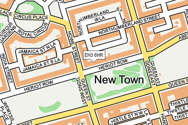 EH3 6HR map - OS OpenMap – Local (Ordnance Survey) EH3 6HR map - OS OpenMap – Local (Ordnance Survey)