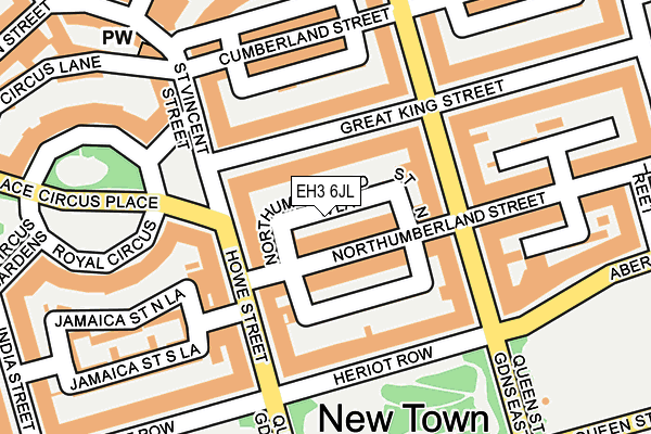 EH3 6JL map - OS OpenMap – Local (Ordnance Survey) EH3 6JL map - OS OpenMap – Local (Ordnance Survey)
